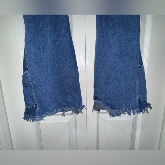 Altar’d State High Rise, distressed, super Flare Jeans size 28. GUC - Picture 5 of 13